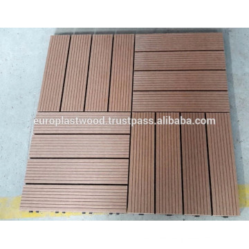 Outdoor-Möblierung mit WPC-Fliesen-Decking